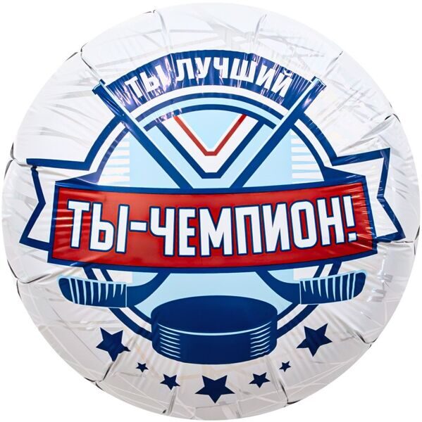 Аг 18 Круг Хоккей, Ты Чемпион!, 1 шт.